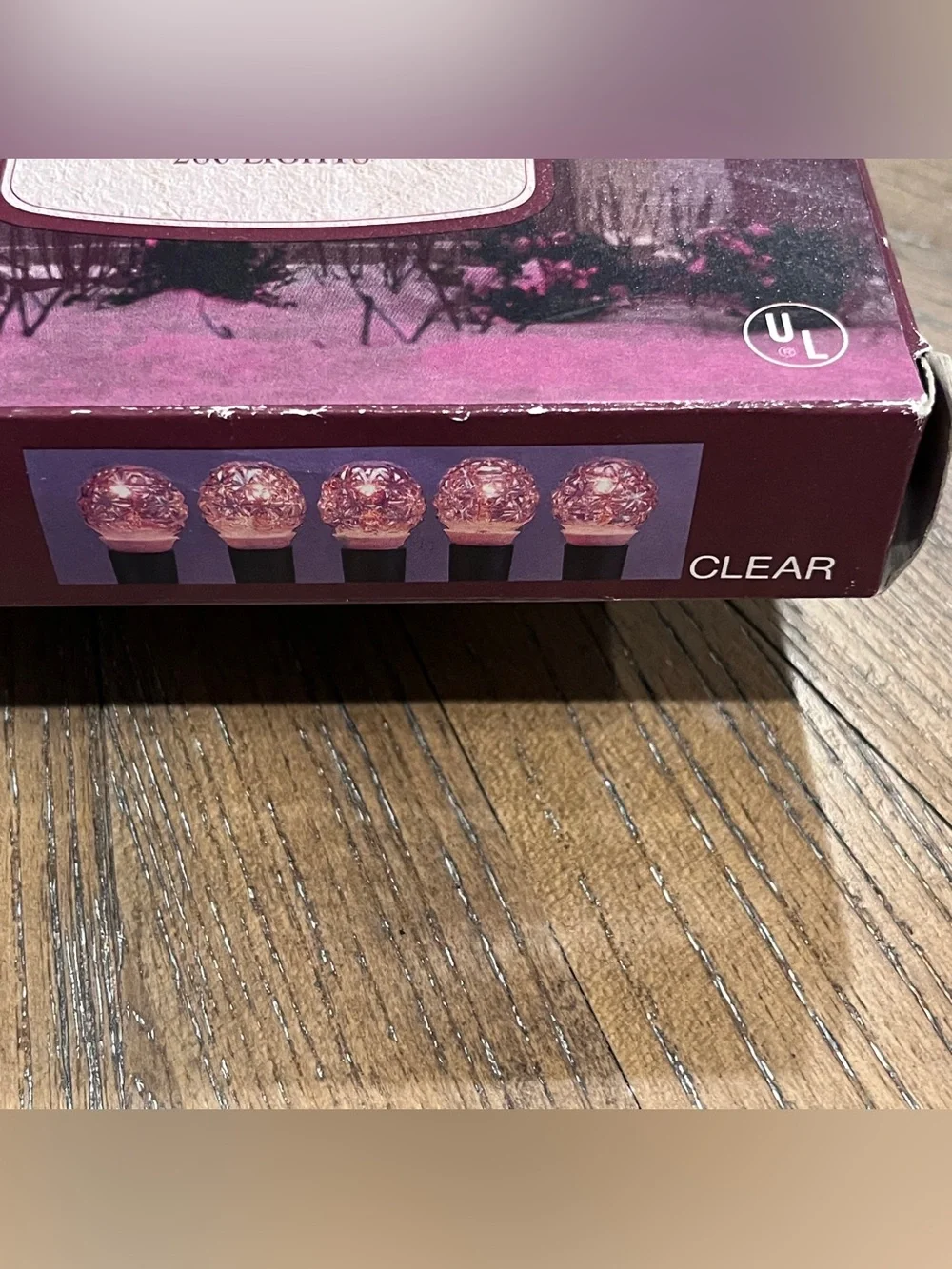 LOT of 5 CLEAR Vintage Holiday Highlights 70 Indoor/Outdoor Lights NEW Kmart NEW